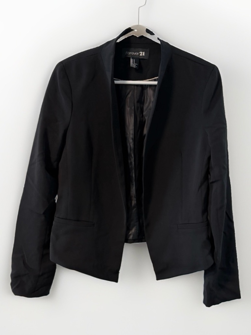 Forever 21 Black Open-Front Women's Blazer